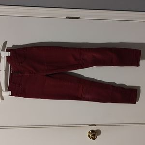 Juniors merlot pants